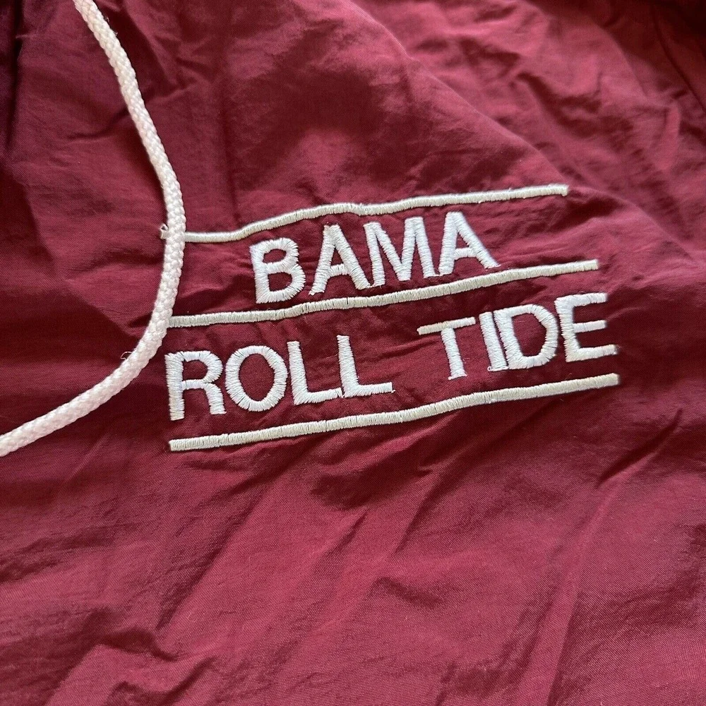 Vintage Alabama Jacket Mens L Crimson Tide Gem‎ Sportswear 90s 80s Puffer